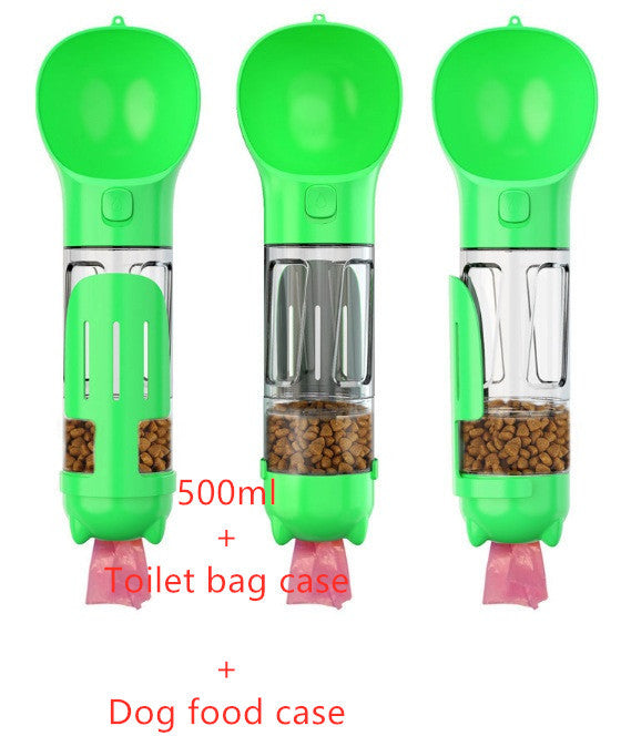Pet Water Bottle Feeder Bowl Garbage