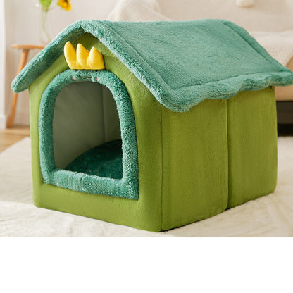 Foldable Dog House Pet  Villa Sleep Kennel