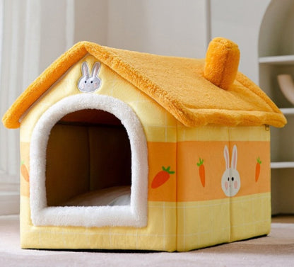 Foldable Dog House Pet  Villa Sleep Kennel