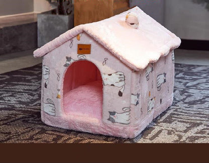 Foldable Dog House Pet  Villa Sleep Kennel