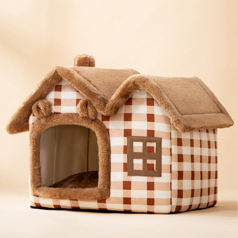Foldable Dog House Pet  Villa Sleep Kennel