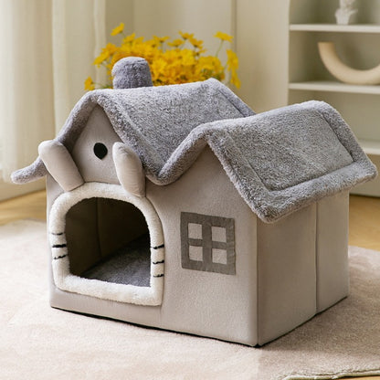 Foldable Dog House Pet  Villa Sleep Kennel