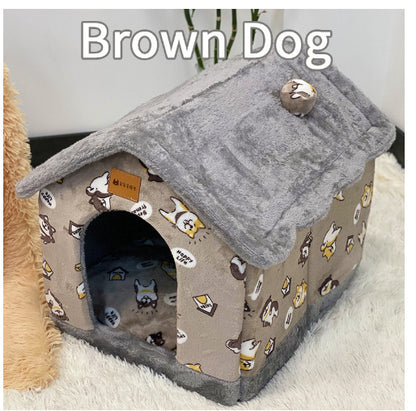 Foldable Dog House Pet  Villa Sleep Kennel