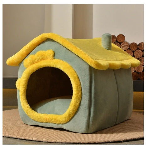 Foldable Dog House Pet  Villa Sleep Kennel