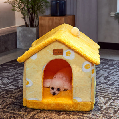 Foldable Dog House Pet  Villa Sleep Kennel