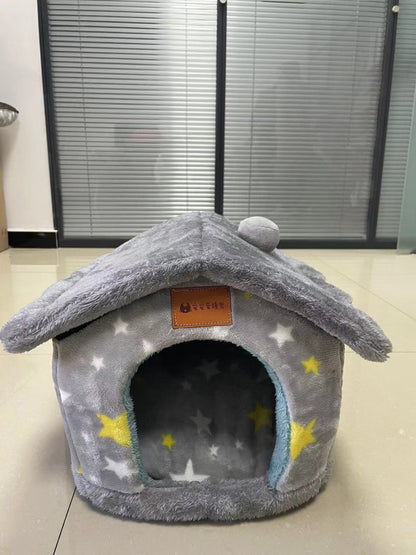 Foldable Dog House Pet  Villa Sleep Kennel