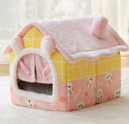 Foldable Dog House Pet  Villa Sleep Kennel